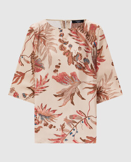 Max Mara Weekend: Бежевая блуза 