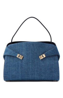 Ferragamo: Синяя сумка 