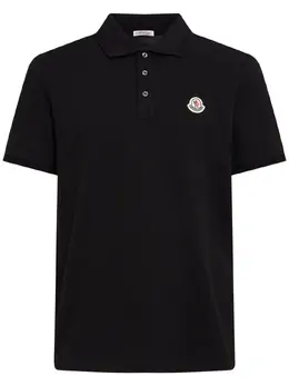 MONCLER: Хлопковое поло 
