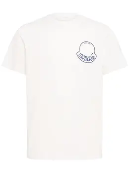 MONCLER: Хлопковая футболка 