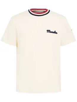 MONCLER: Хлопковая футболка 
