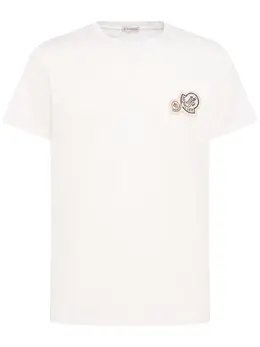MONCLER: Хлопковая футболка 