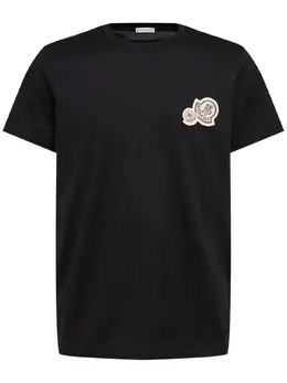 MONCLER: Хлопковая футболка 