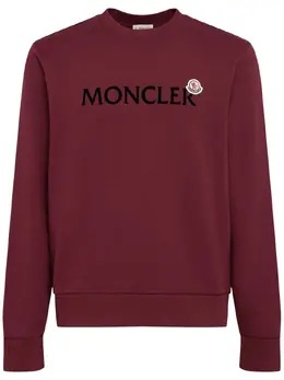 MONCLER: Хлопковый свитшот 