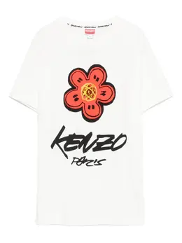 Kenzo: Футболка  Paris с цветочным принтом