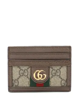 Gucci Pre-Owned: Коричневый картхолдер 