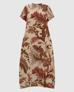 Max Mara Weekend: Бежевое платье 
