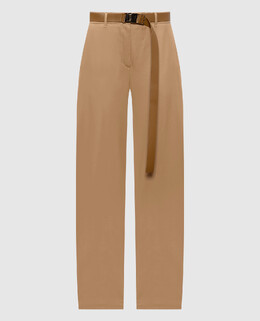 Max Mara: Бежеві брюки 