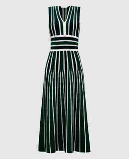 Max Mara: Зелёное платье 