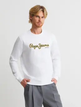 Pepe Jeans: Белая толстовка 