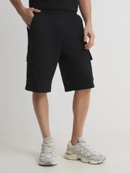 Fila: Чёрные шорты 