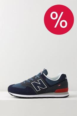 NEW BALANCE: Синие кроссовки  574