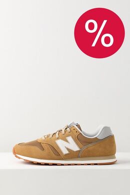 NEW BALANCE: Коричневые кроссовки  373