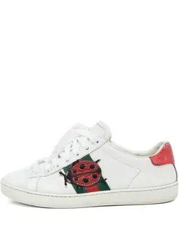 Gucci Pre-Owned: Белые кроссовки 