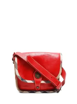 Burberry Pre-Owned: Сумка в клетку 