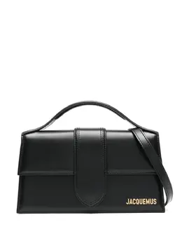 Jacquemus: Чёрная сумка-шоппер  Le Grand Bambino