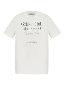Golden Goose: Футболка с принтом 