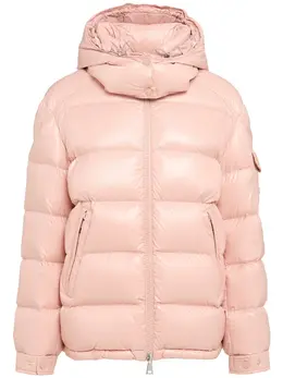 MONCLER: Розовая куртка  Maire