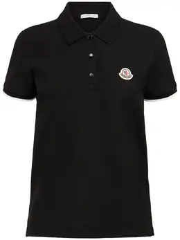 MONCLER: Хлопковое поло 