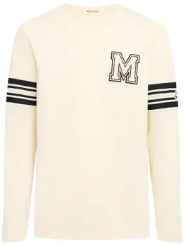 MONCLER: Хлопковая футболка 