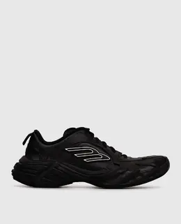Balenciaga: Чорні кросівки 