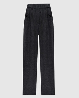 Brunello Cucinelli: Серые брюки 