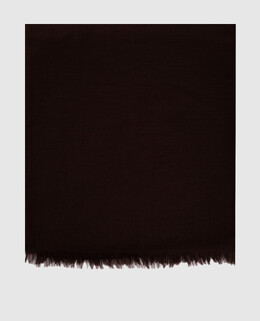 Brunello Cucinelli: Коричневі шарфи 