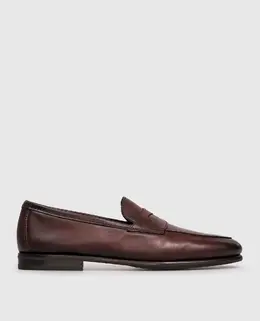 Santoni: Коричневі туфлі 