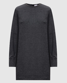 Brunello Cucinelli: Серое платье 