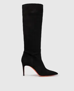 Santoni: Чёрные сапоги 