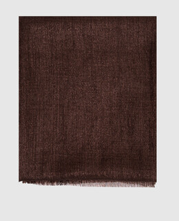 Brunello Cucinelli: Коричневі шарфи 