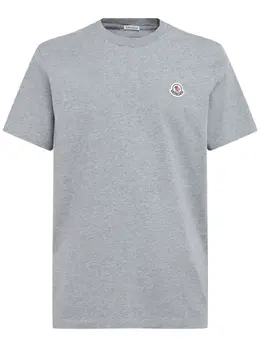 MONCLER: Хлопковая футболка 