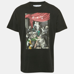 Off-White: Чёрная футболка 