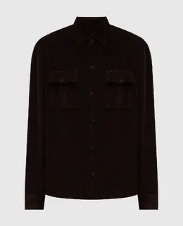 ISAIA: Коричневая рубашка 