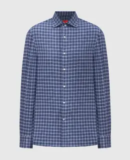 ISAIA: Синяя рубашка 