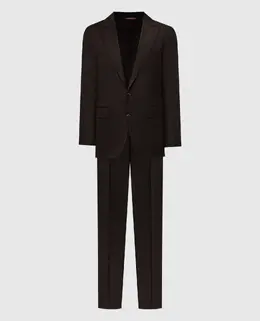 Canali: Коричневый костюм 