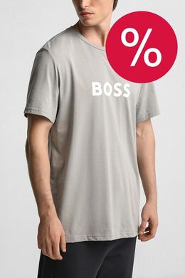 BOSS: Хлопковая футболка 