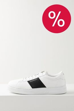 EMPORIO ARMANI: Белые кеды 