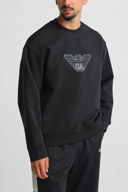 EMPORIO ARMANI: Хлопковый свитшот 