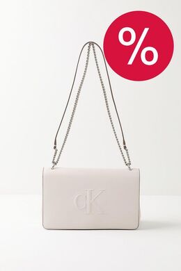 Calvin Klein: Белая сумка 