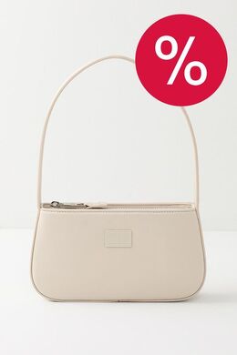 Tommy Hilfiger: Бежевая сумка 