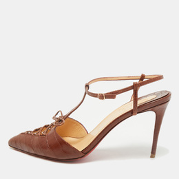 Christian Louboutin: Коричневые туфли 