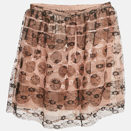 RED Valentino: Бежевая юбка 