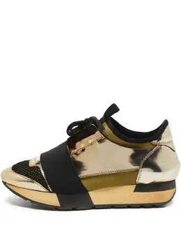 Balenciaga Pre-Owned: Чёрные кроссовки 