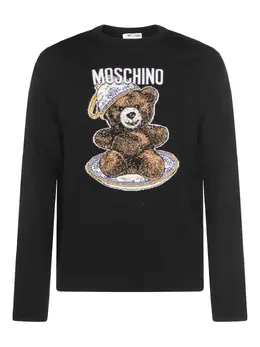 Moschino: Трикотажный свитер 