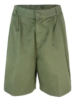 Carhartt WIP: Зелёные шорты 