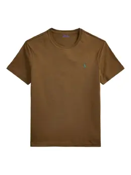 Polo Ralph Lauren: Коричневая футболка 