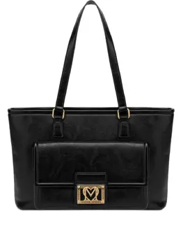 Love Moschino: Чёрная сумка-шоппер 
