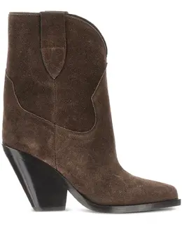 ISABEL MARANT: Коричневые ботинки  Leyane
