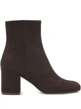Gianvito Rossi: Коричневые ботинки 